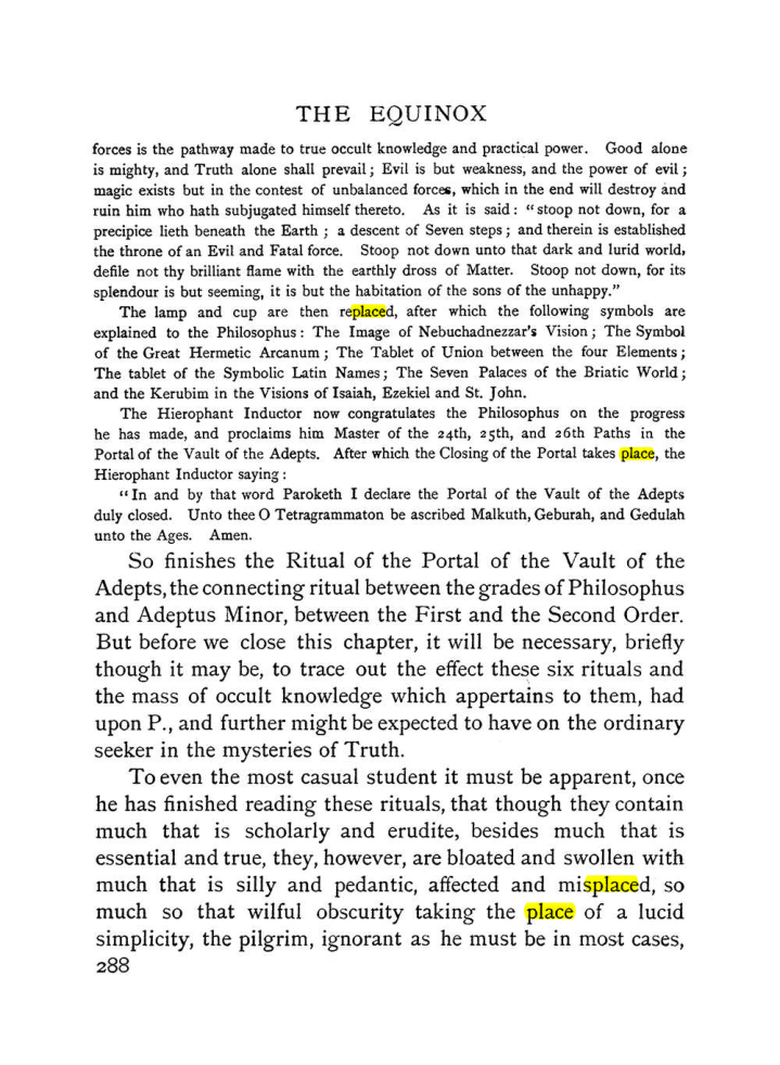 Original scan of The Equinox (Volume I, Number I), PDF page 296