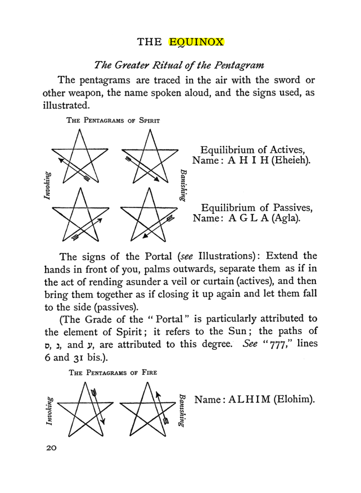 Original scan of The Equinox (Volume I, Number I), PDF page 30
