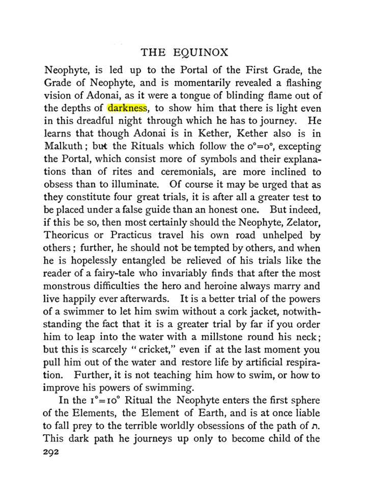 Original scan of The Equinox (Volume I, Number I), PDF page 300