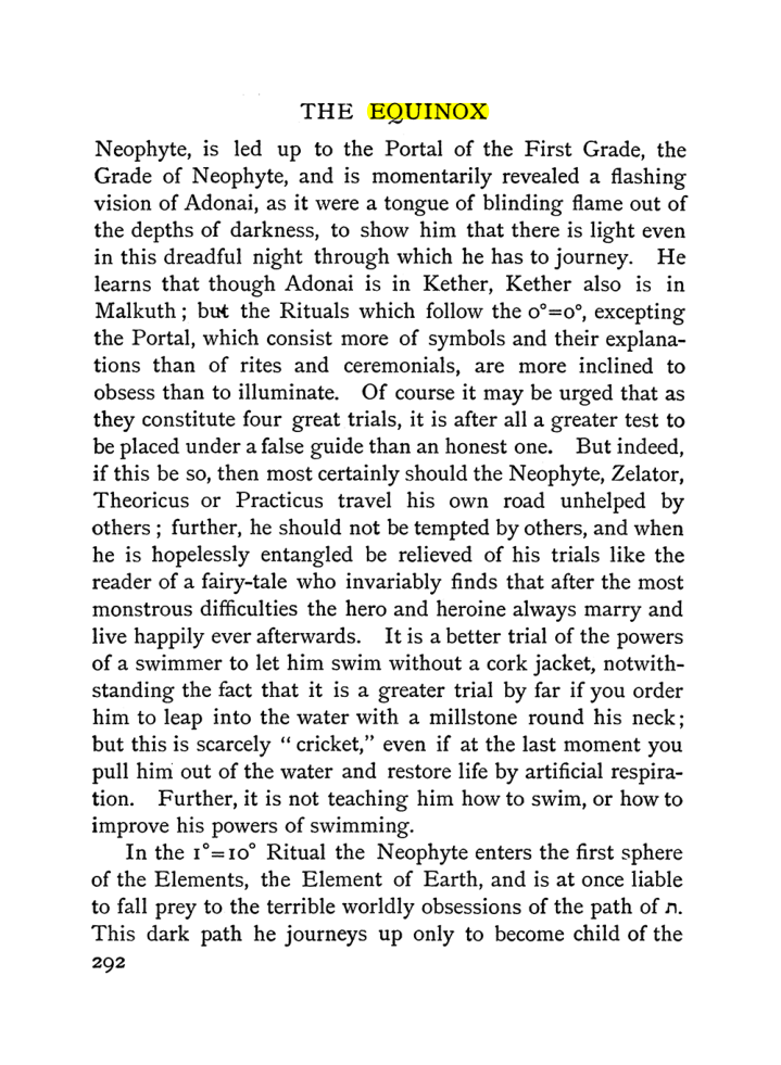 Original scan of The Equinox (Volume I, Number I), PDF page 300