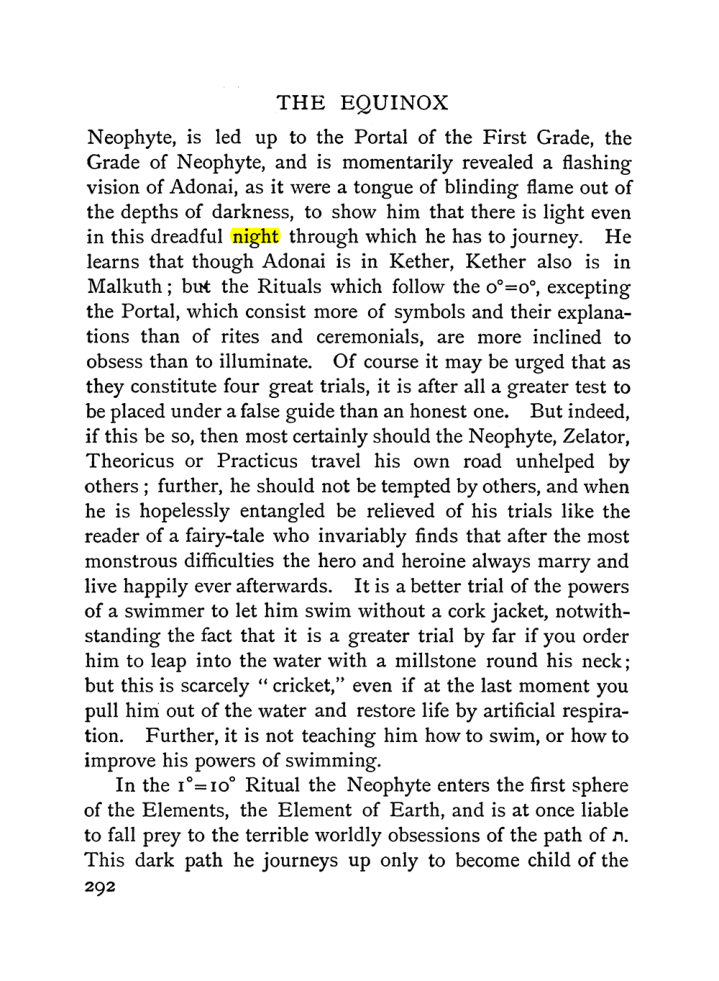 Original scan of The Equinox (Volume I, Number I), PDF page 300