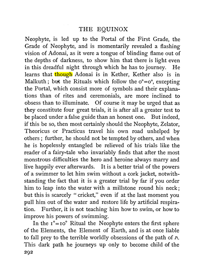 Original scan of The Equinox (Volume I, Number I), PDF page 300
