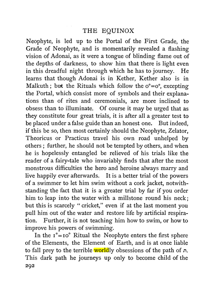 Original scan of The Equinox (Volume I, Number I), PDF page 300