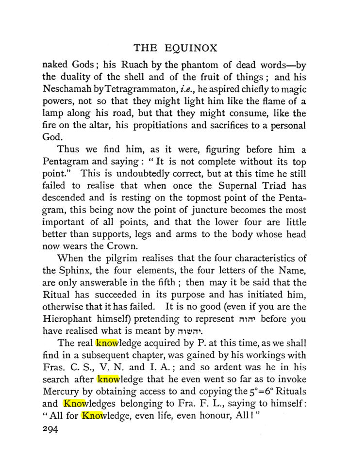 Original scan of The Equinox (Volume I, Number I), PDF page 302
