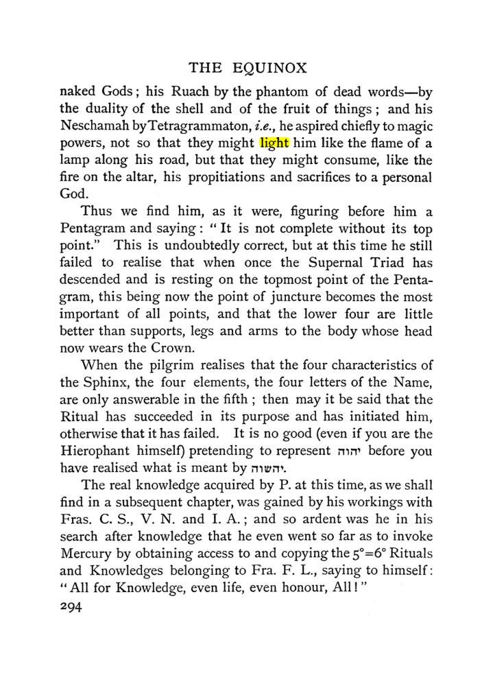 Original scan of The Equinox (Volume I, Number I), PDF page 302