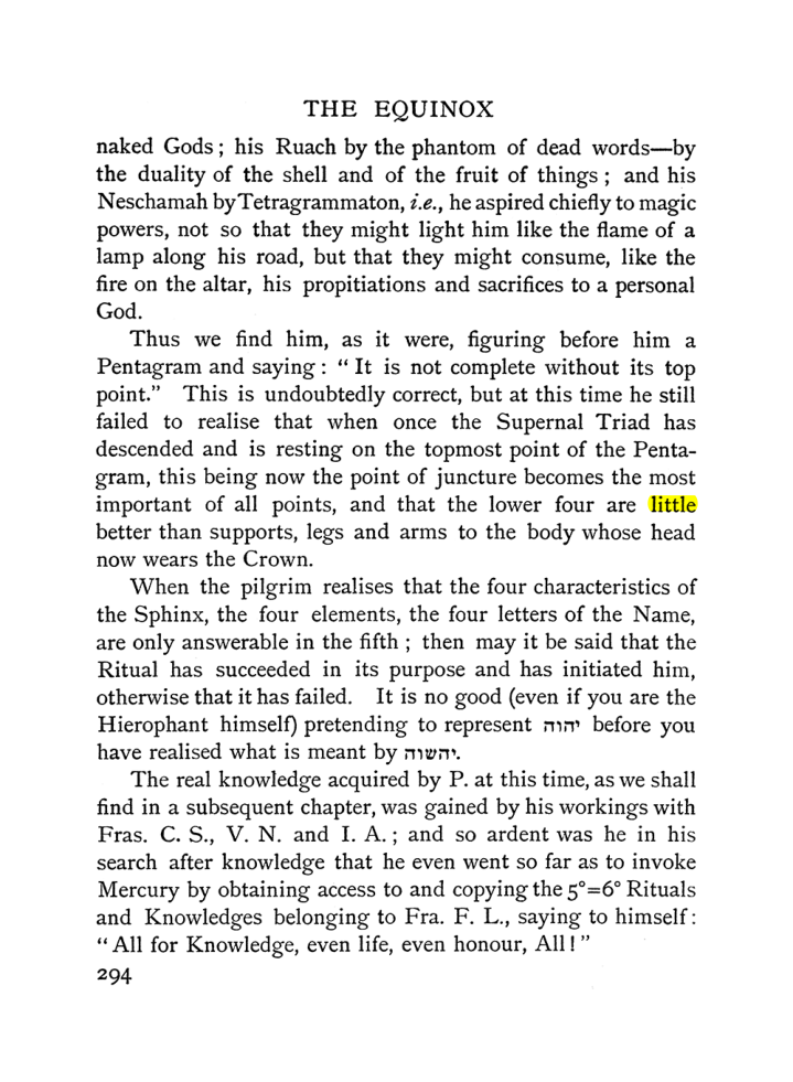 Original scan of The Equinox (Volume I, Number I), PDF page 302
