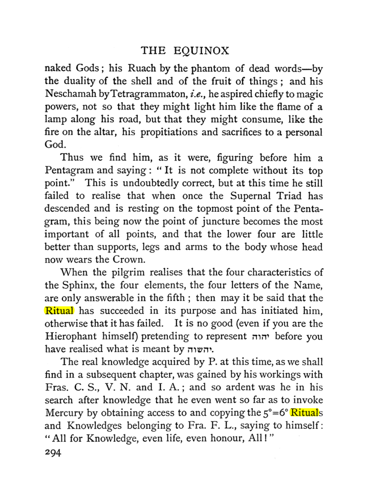 Original scan of The Equinox (Volume I, Number I), PDF page 302