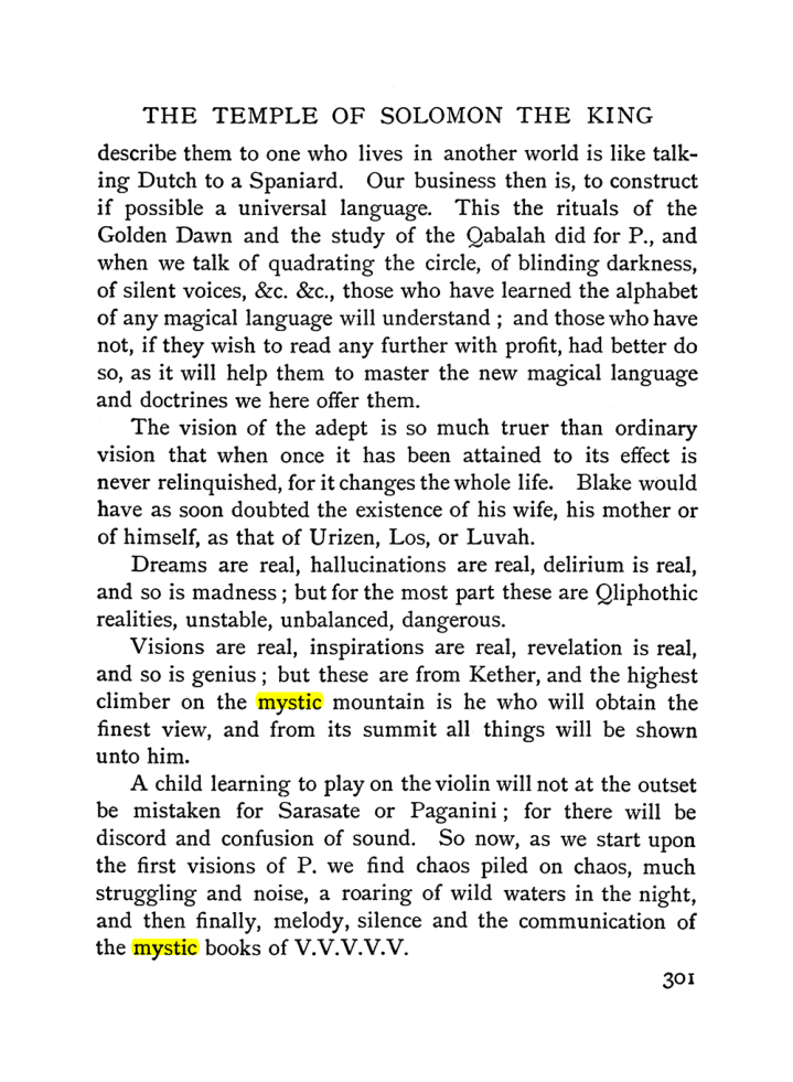 Original scan of The Equinox (Volume I, Number I), PDF page 309