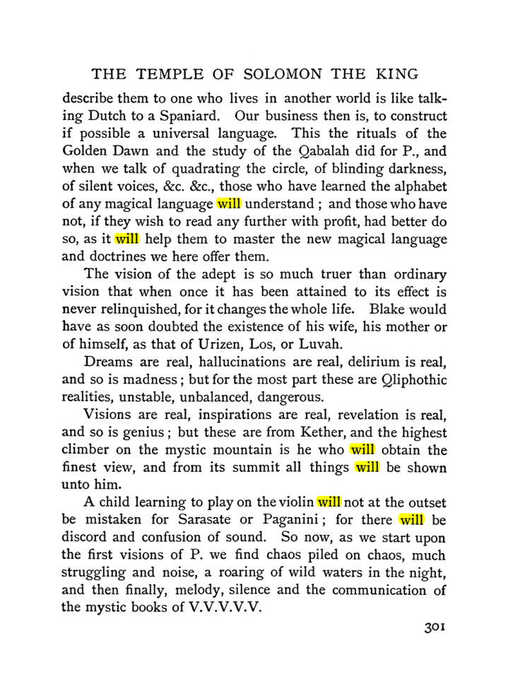 Original scan of The Equinox (Volume I, Number I), PDF page 309