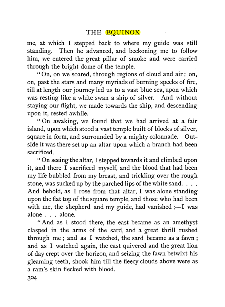 Original scan of The Equinox (Volume I, Number I), PDF page 312