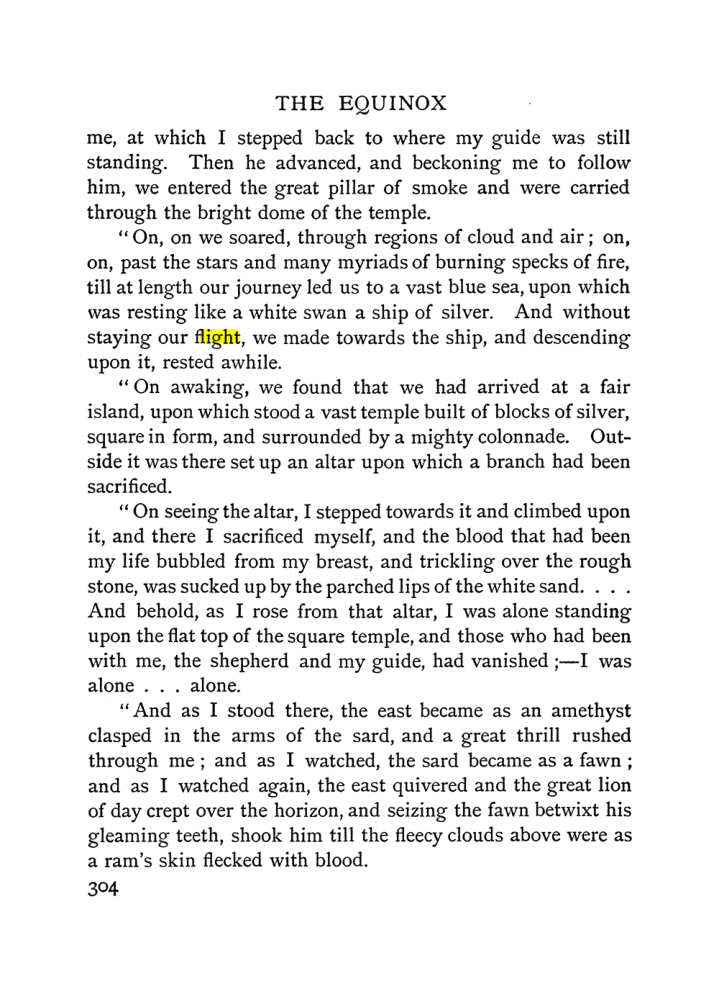 Original scan of The Equinox (Volume I, Number I), PDF page 312