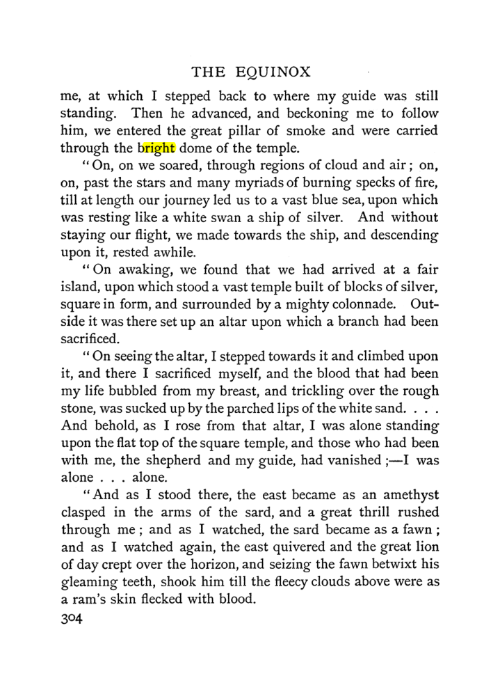 Original scan of The Equinox (Volume I, Number I), PDF page 312