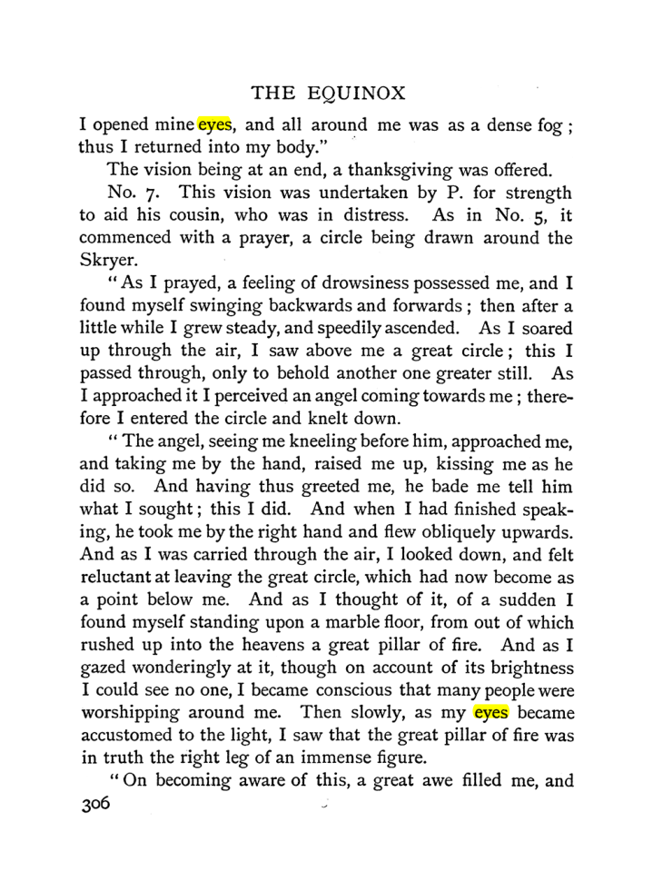 Original scan of The Equinox (Volume I, Number I), PDF page 314