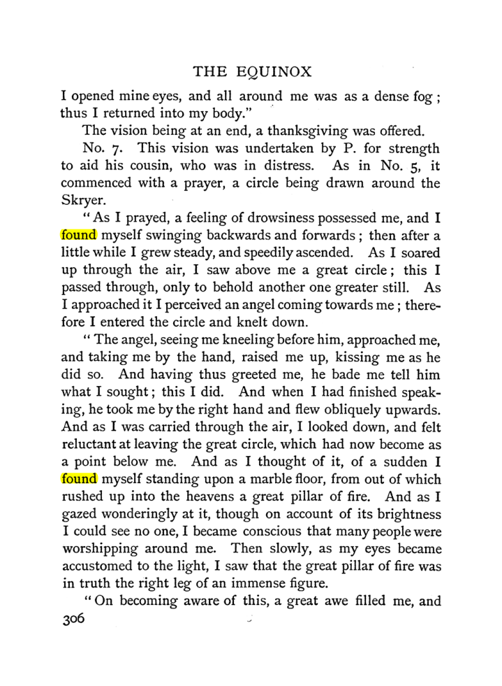 Original scan of The Equinox (Volume I, Number I), PDF page 314