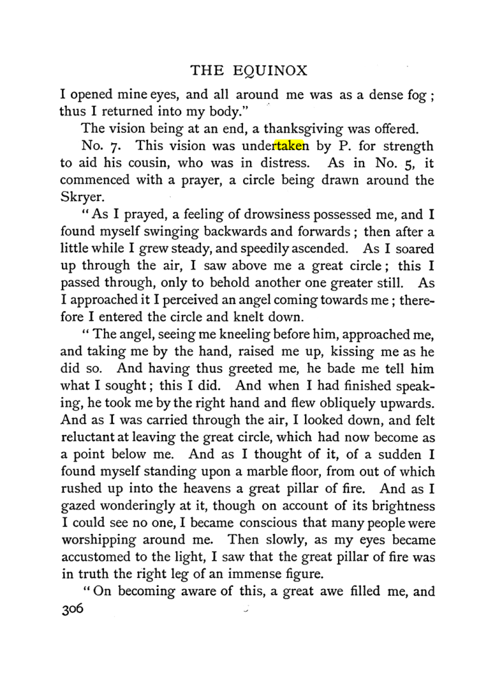 Original scan of The Equinox (Volume I, Number I), PDF page 314