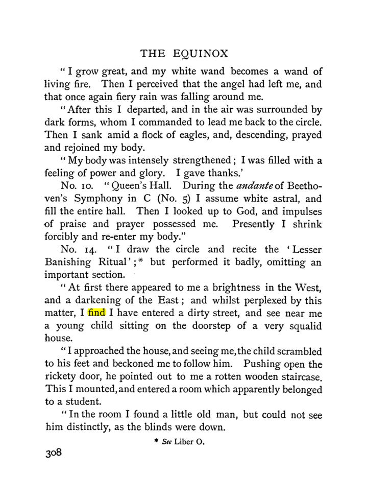 Original scan of The Equinox (Volume I, Number I), PDF page 316