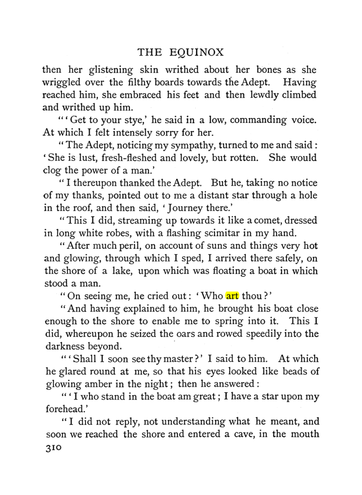 Original scan of The Equinox (Volume I, Number I), PDF page 318