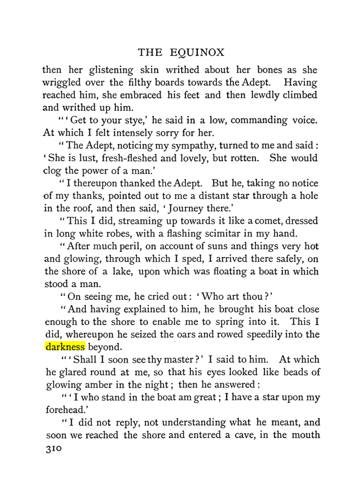 Original scan of The Equinox (Volume I, Number I), PDF page 318