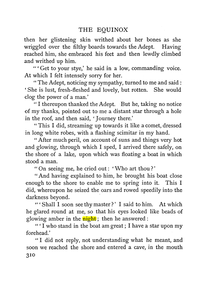 Original scan of The Equinox (Volume I, Number I), PDF page 318
