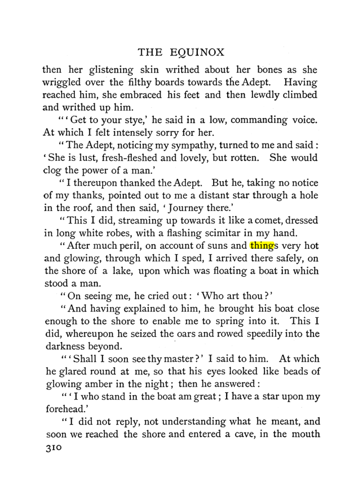 Original scan of The Equinox (Volume I, Number I), PDF page 318