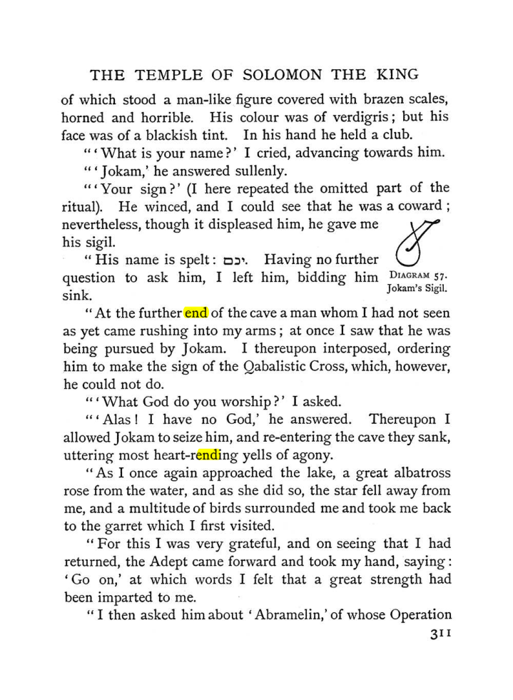 Original scan of The Equinox (Volume I, Number I), PDF page 319