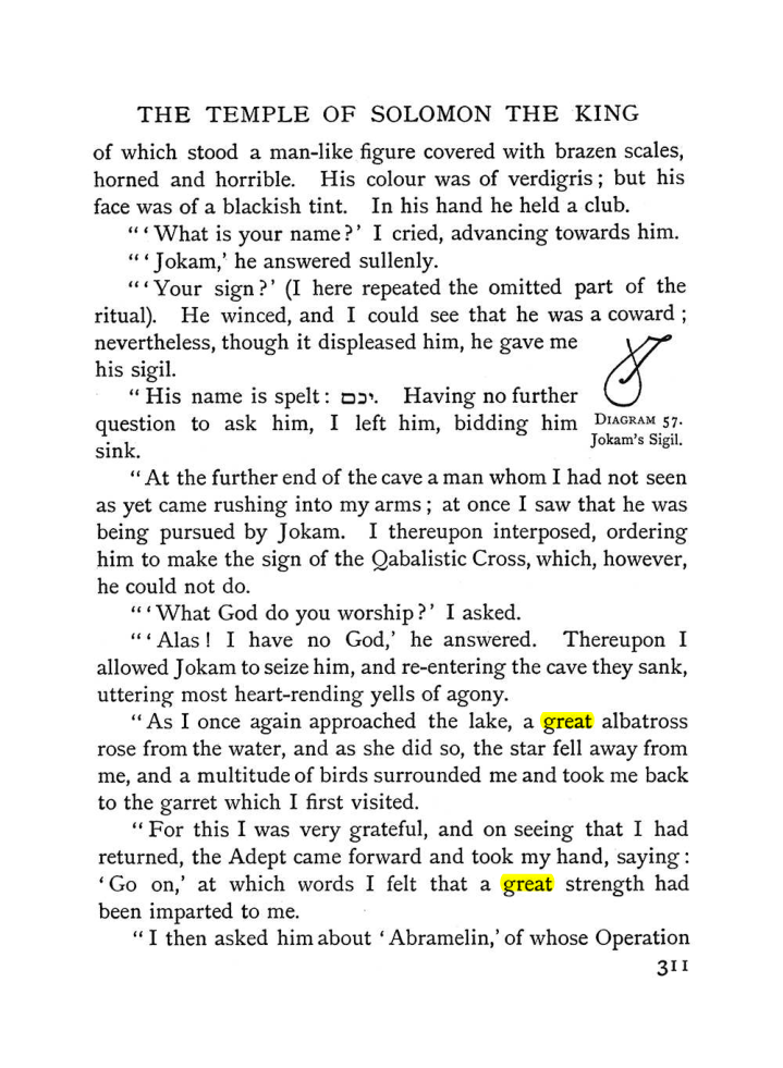 Original scan of The Equinox (Volume I, Number I), PDF page 319