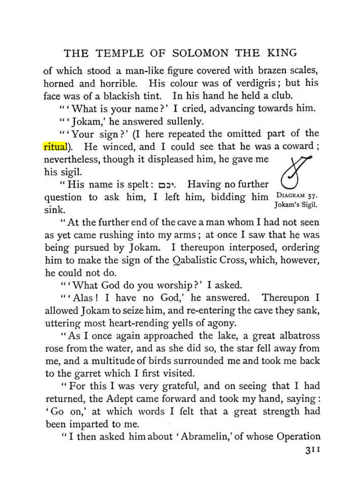 Original scan of The Equinox (Volume I, Number I), PDF page 319