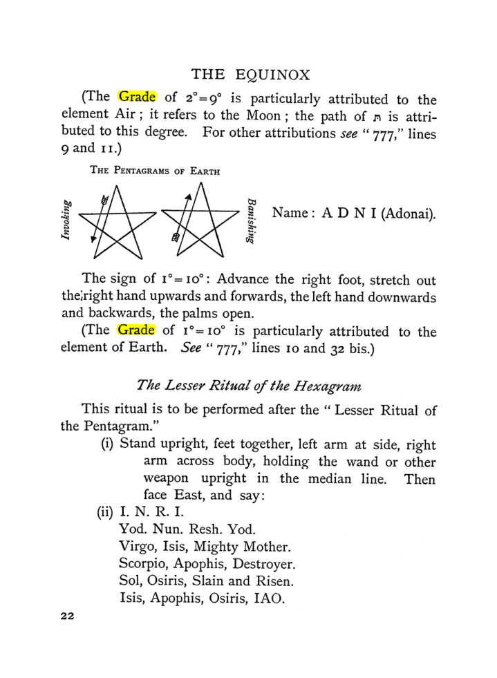 Original scan of The Equinox (Volume I, Number I), PDF page 32