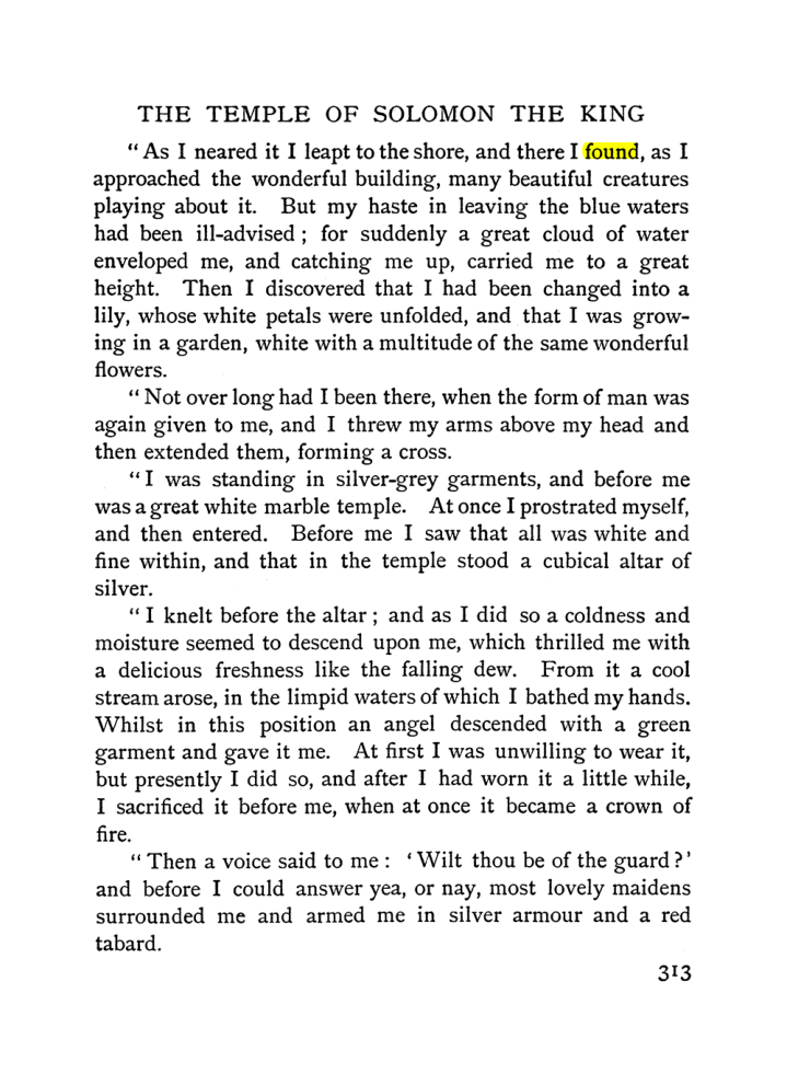 Original scan of The Equinox (Volume I, Number I), PDF page 321