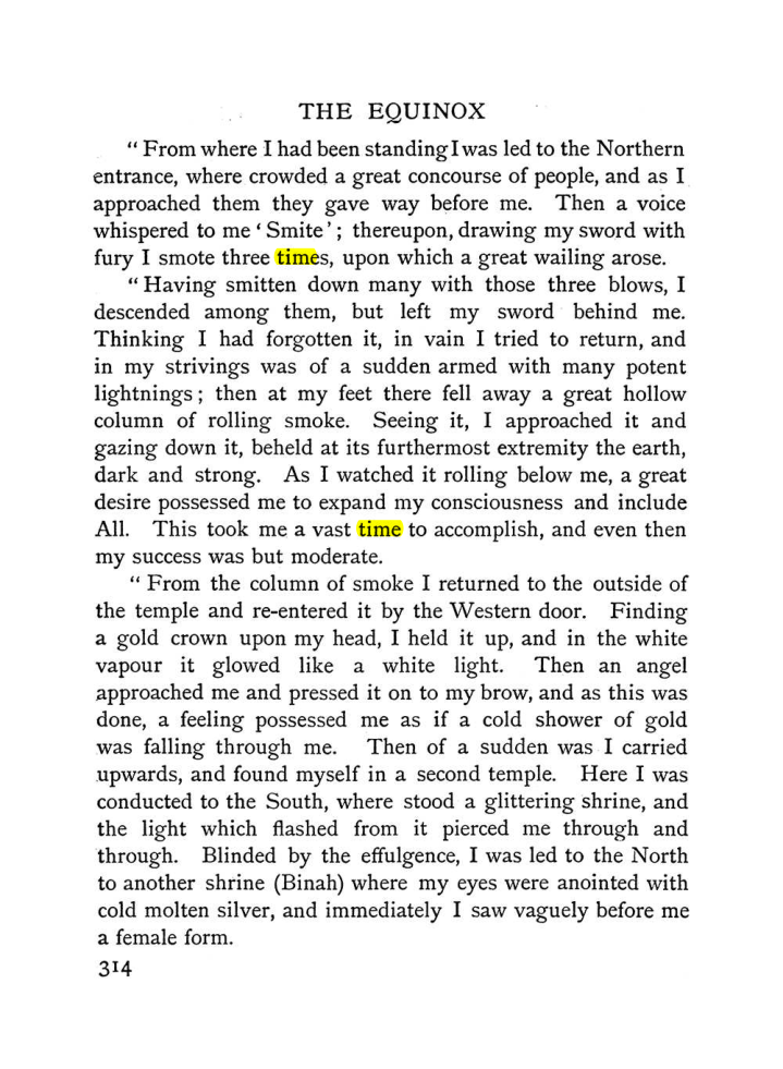 Original scan of The Equinox (Volume I, Number I), PDF page 322