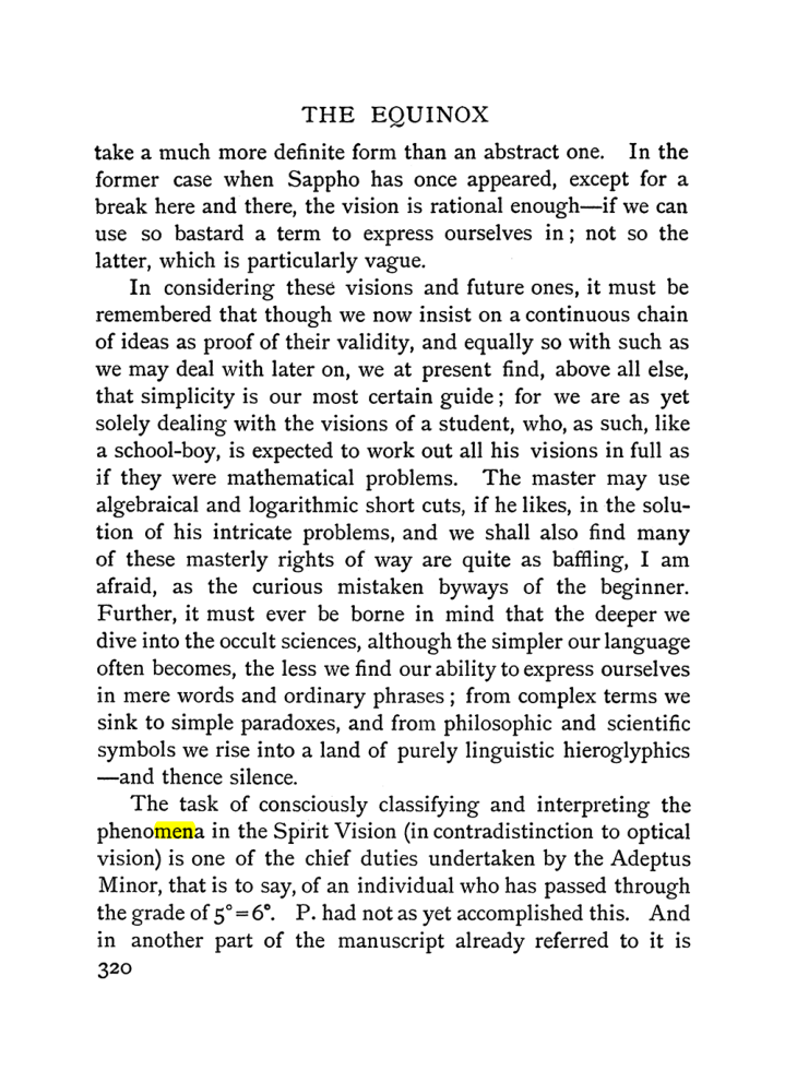 Original scan of The Equinox (Volume I, Number I), PDF page 328
