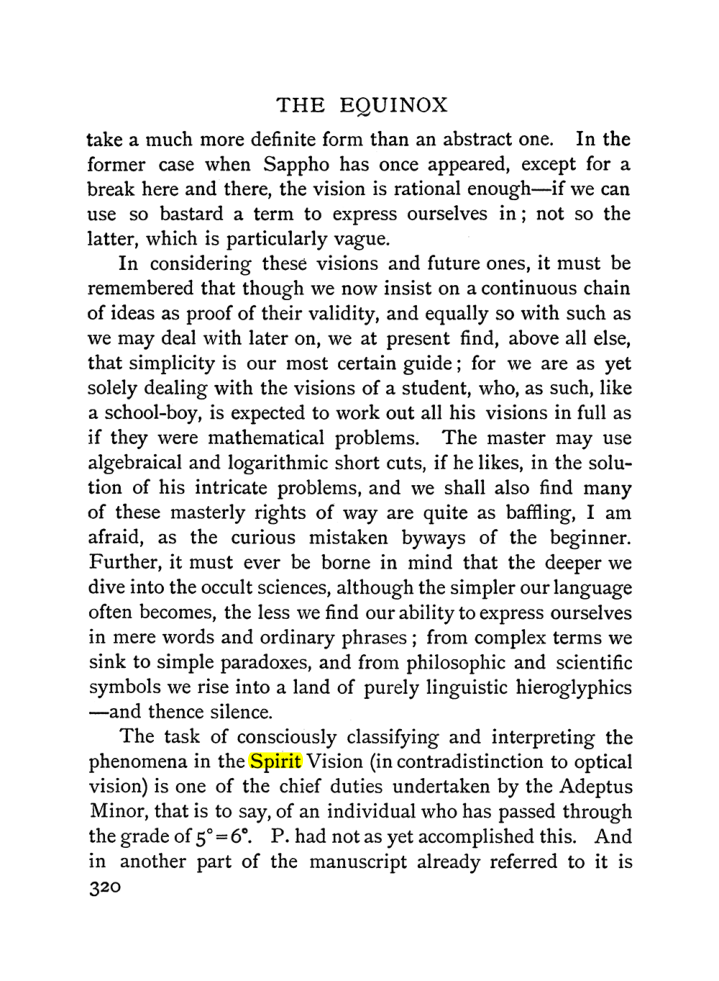 Original scan of The Equinox (Volume I, Number I), PDF page 328