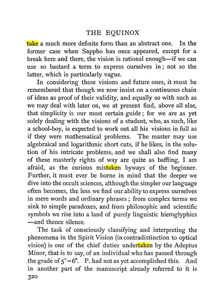 Original scan of The Equinox (Volume I, Number I), PDF page 328