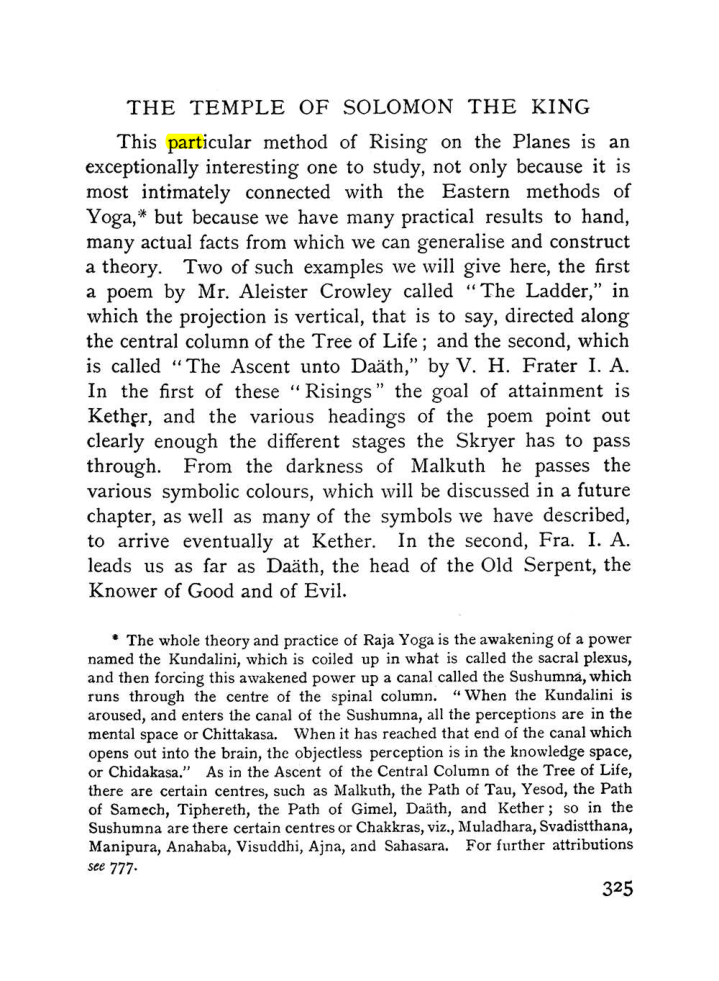Original scan of The Equinox (Volume I, Number I), PDF page 333