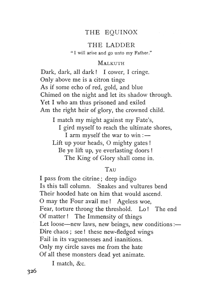 Original scan of The Equinox (Volume I, Number I), PDF page 334