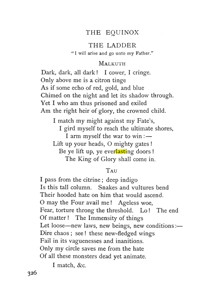 Original scan of The Equinox (Volume I, Number I), PDF page 334