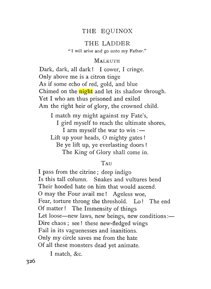 Original scan of The Equinox (Volume I, Number I), PDF page 334