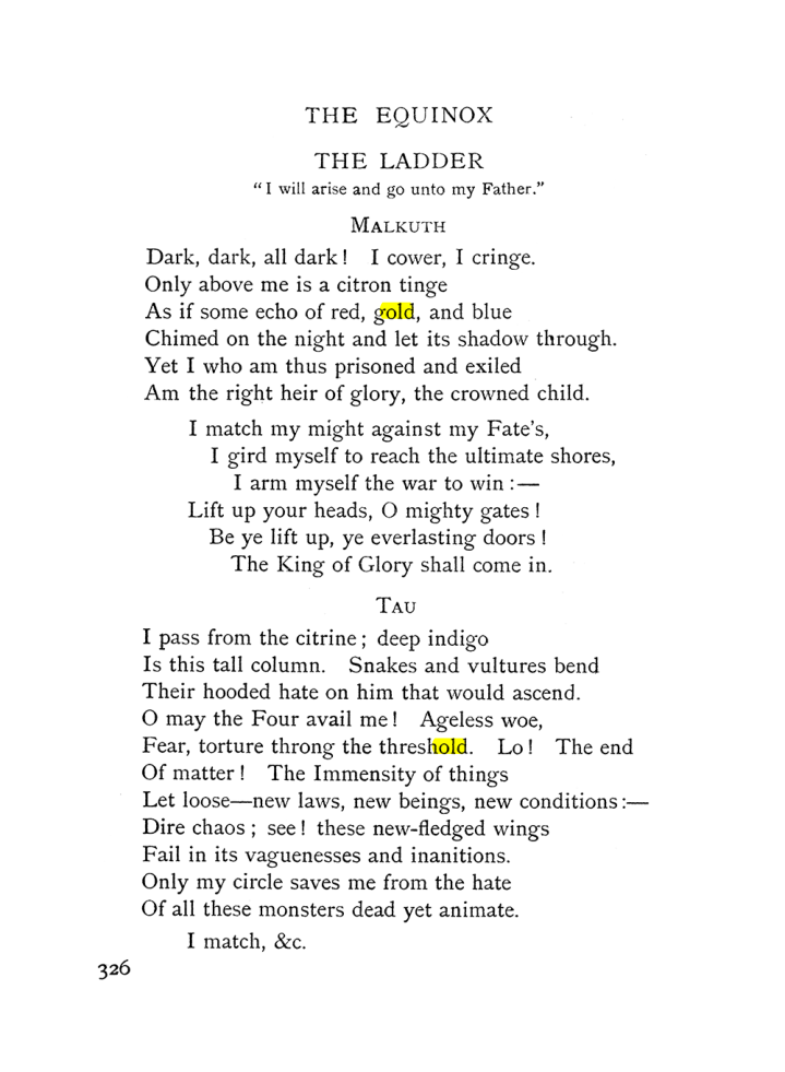 Original scan of The Equinox (Volume I, Number I), PDF page 334