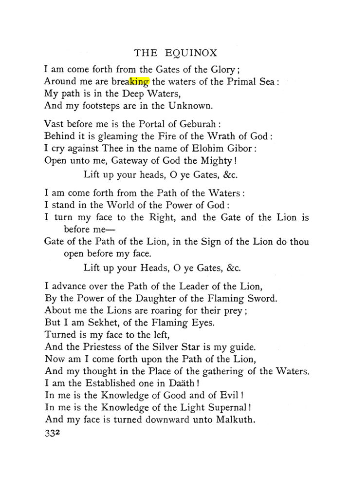 Original scan of The Equinox (Volume I, Number I), PDF page 340