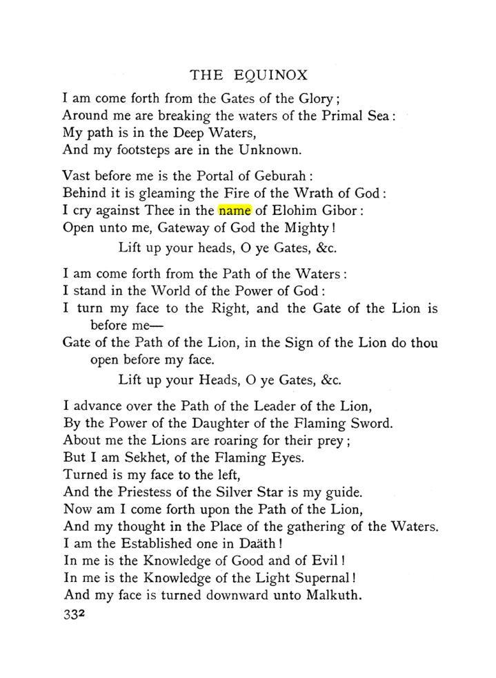 Original scan of The Equinox (Volume I, Number I), PDF page 340