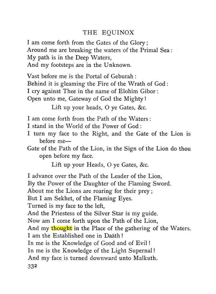 Original scan of The Equinox (Volume I, Number I), PDF page 340