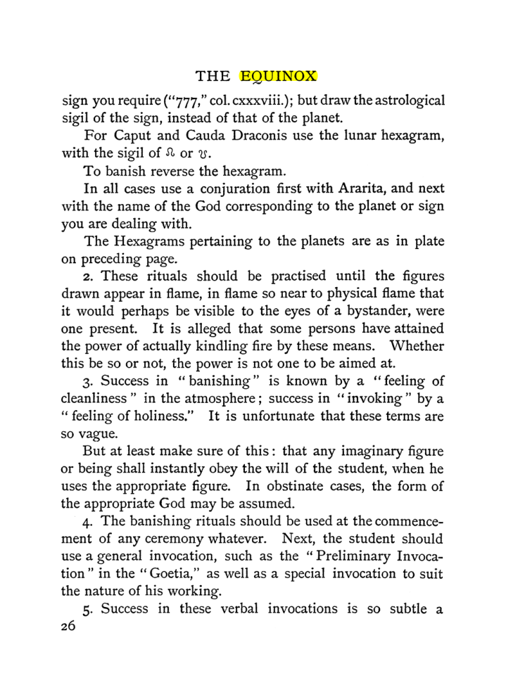 Original scan of The Equinox (Volume I, Number I), PDF page 36