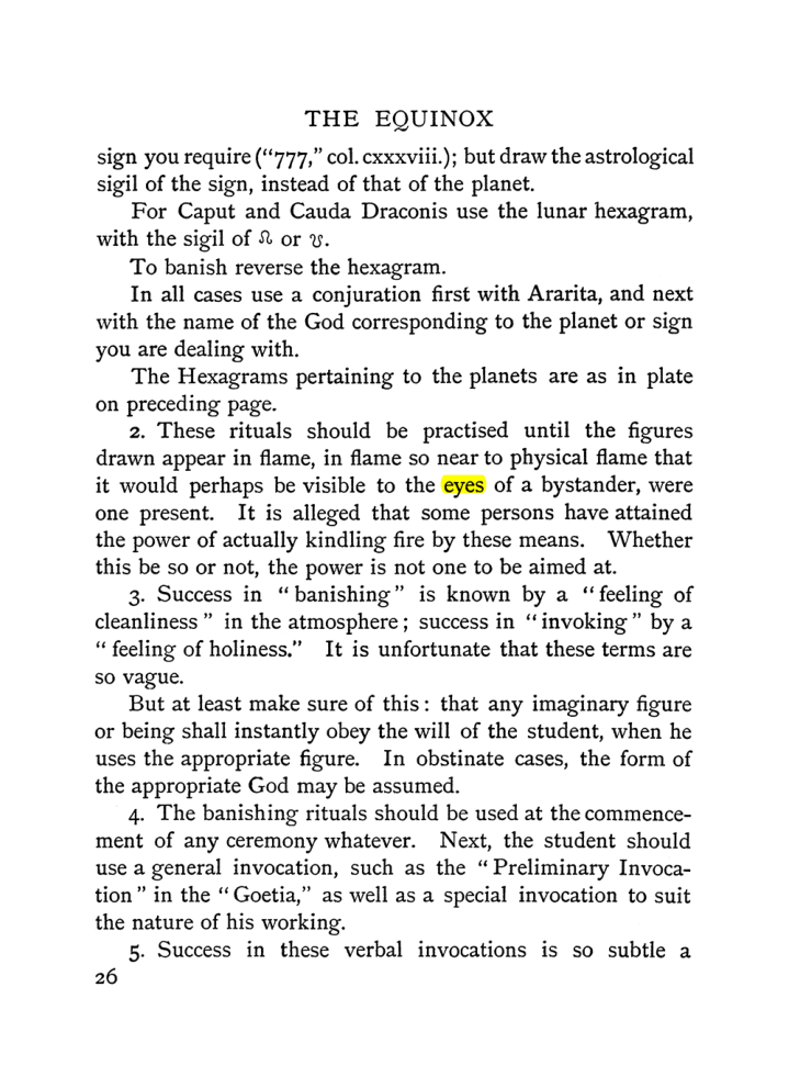 Original scan of The Equinox (Volume I, Number I), PDF page 36
