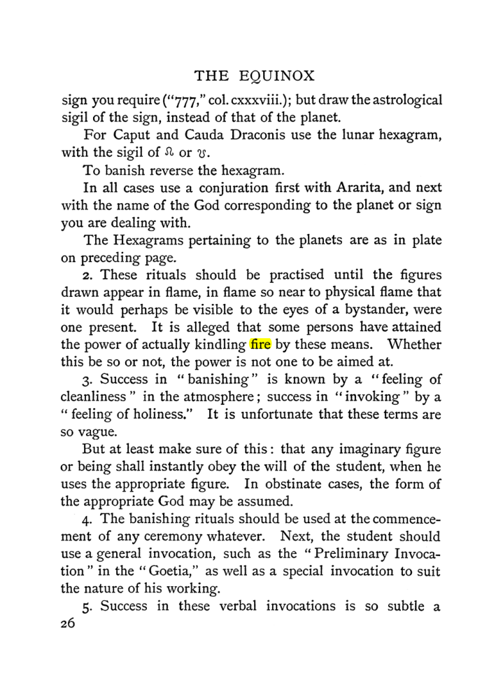 Original scan of The Equinox (Volume I, Number I), PDF page 36