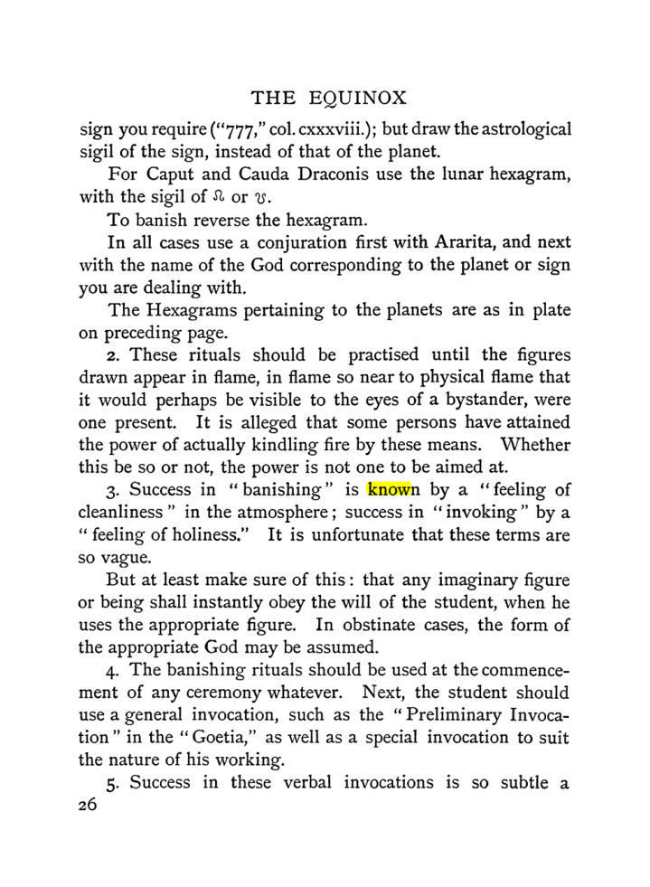 Original scan of The Equinox (Volume I, Number I), PDF page 36