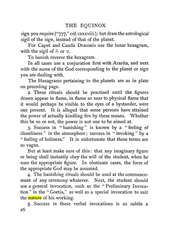 Original scan of The Equinox (Volume I, Number I), PDF page 36