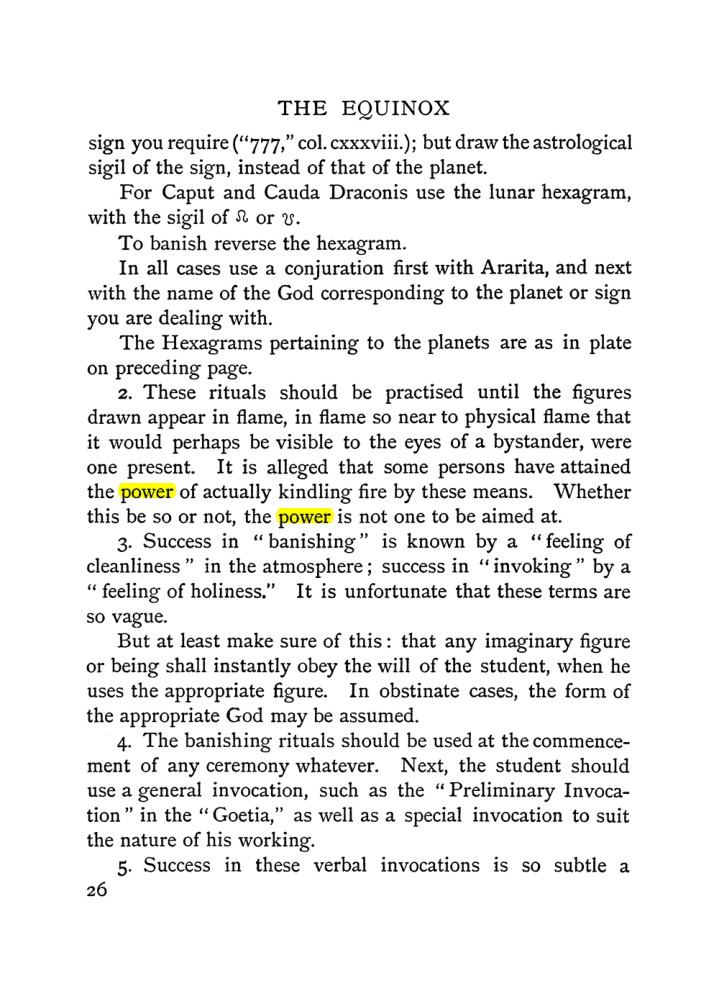 Original scan of The Equinox (Volume I, Number I), PDF page 36