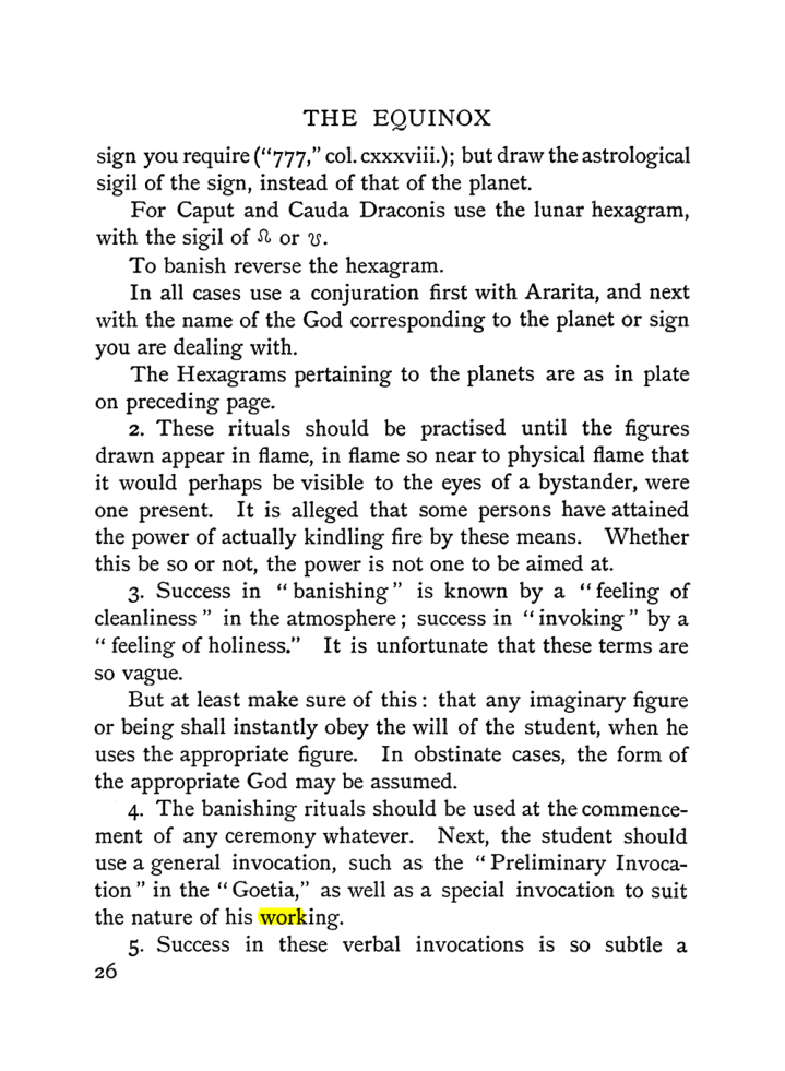 Original scan of The Equinox (Volume I, Number I), PDF page 36