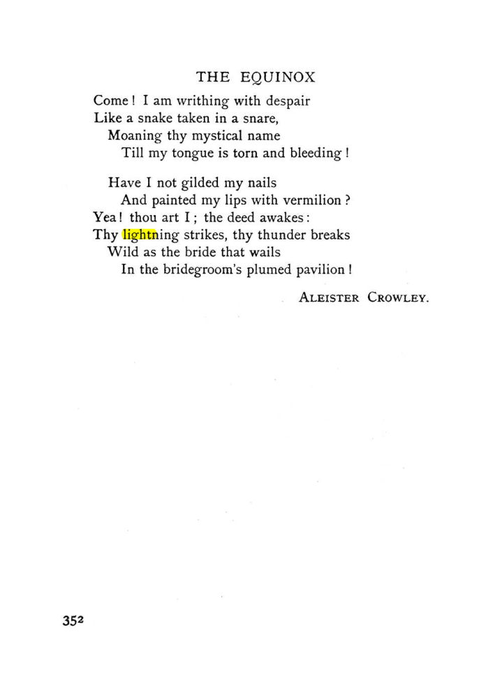 Original scan of The Equinox (Volume I, Number I), PDF page 360