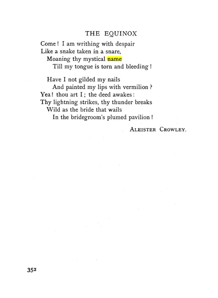 Original scan of The Equinox (Volume I, Number I), PDF page 360